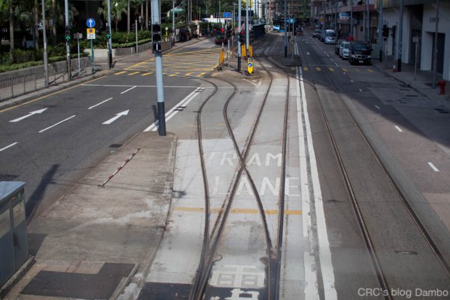 香港トラム線路